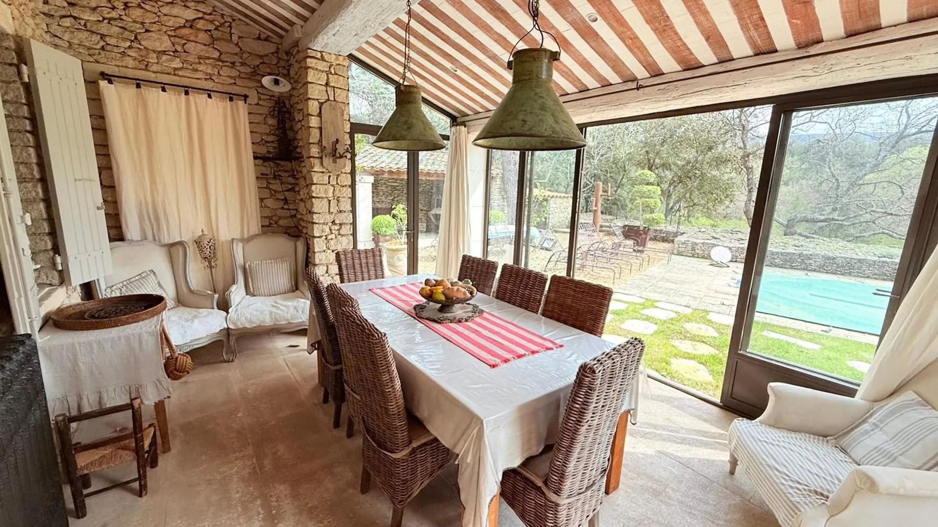 Beautiful Provencal Villa With Pool And Jacuzzi Lacoste  France